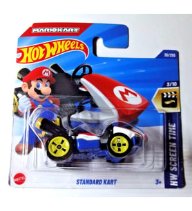 Hot Wheels Tekli Araba Standart Kart Marıo Screen Tıme HYW83