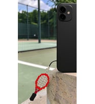 Miyuki Boncuk El Yapımı Tenis Raketi Telefon Çarmı - Charm 2