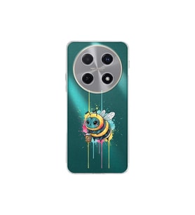Huawei Nova 12s ile uyumlu Splash arı tasarımlı şeffaf silikon kılıf