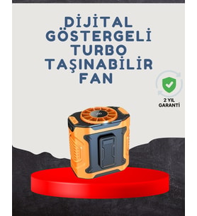 Yüksek Kapasiteli Turbo Taşınabilir Fan