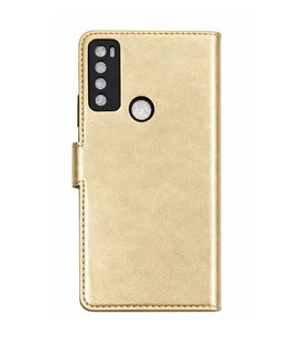 Tcl 20 Se Trend S Plus Kapaklı Kılıf - Gold