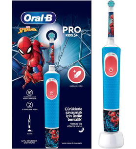Oral-B Çocuk Şarjlı/Elektrikli Diş Fırçası Spiderman D103