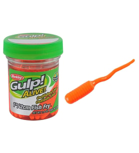 Berkley Gulp Alive Fish Fry 2cm LRF Silikonu Fluorescent Orange