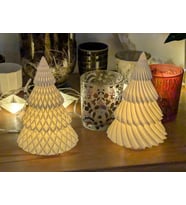 Romantik Hediye Mini Biblo LEd Mum – El Yapımı Dekor 15CM