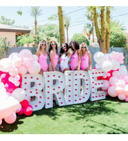 Bride To Be Partisi Harfli Oda Süsleme