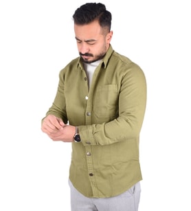 RYM-14410 MEVSİMLİK  GÖMLEK/HAKİ/2XL