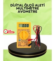 Profesyonel Dijital Multimetre Volt Amper Direnç Ölçümü