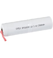 SUPEX 2.4V 2000 mAH 2Li Üstüste Süpürge Pili (Beyaz)