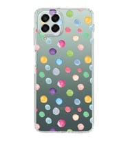 PrintiFy Samsung Galaxy M33 ile Uyumlu Water Color 6  Kamera Korumalı Şeffaf  Kılıf