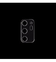 Oppo Reno 6 4G Zore 3D Kamera Camı Koruyucu (Siyah)