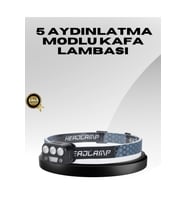 USB Şarjlı LED Kafa Lambası 300 Lümen Güç Göstergeli
