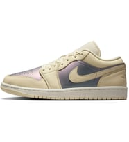 Air Jordan 1 Low Special Edition Womens Sneaker Hakiki Deri Kadın Günlük Spor Ayakkabı Krem