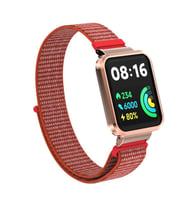 Xiaomi Redmi Watch 2 Lite Uyumlu Kordon Hasır Örgü Cırt Cırtlı Zore KRD-61 Kayış