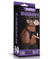 Censan Vibrating Easy Strapon Set  7.5 İnç Belden Bağlamalı Model2