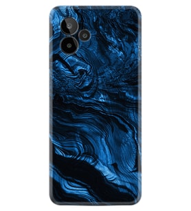 General Mobile GM 24 Pro Kılıf Resimli Desenli Baskılı Silikon Blue MArble 1379