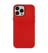 Apple İphone 13 Pro Kılıf Asya Deri Silikon - Kırmızı