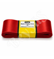 Saten Kurdele 60 mm Kırmızı