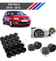 Otozet - VW Polo Bijon Civata Kapağı Siyah Renk 20 Adetli Set 17mm 1K06011739B9