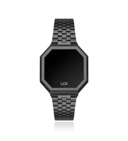 UPWATCH EDGE MINI SHINY BLACK AND BLACK STRAP KADIN KOL SAATİ (Siyah)