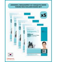 Dermal Arındırıcı, Nemlendirici Ve Yumuşatıcı Deniz Yosunu Özlü Kolajen Maske 23gr 5 Adet