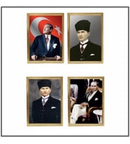 Ant Atatürk Portresi 35X50 Özel Çerçeve - 1 adet