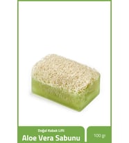 Doğal Kabak Lifli Aloe Vera Sabunu