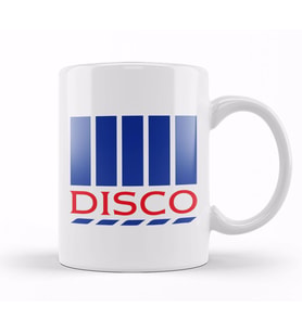 Disco Tesco Logo Kupa Bardak Porselen