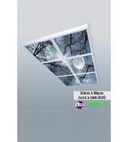 124cm X 186cm-altılı- Led-sıva Üstü-324 Watt-yatak Odası Led Aydınlatma-avize Modelleri