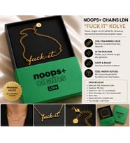 Hoops + Chains LDN Fuckit Chain – Gold Statement Kolye