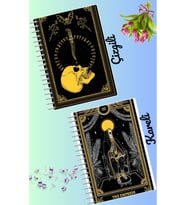 Tarot defter seti 2 adet A4 boyutu 21*30 çizgili + kareli 60 syf