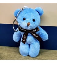 Mavi Peluş Ayıcık Anahtarlık (Standart)