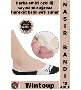 #NasırBandı Ayak Sağlığı Koruyucu Destekleyici Yumuşak Yastıkçıklı Şık Yuvarlak Nasır Bandı 15 Adet