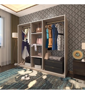 Kenzlife giysi dolabı temel 180*200*40 crd gardırop