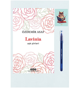 Lavinia Aşk Şiirleri - YKY- 9789750831331 - Özdemir Asaf - Pensan Büro Mavi Tükenmez Kalem (Renksiz)