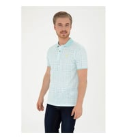 U.S. Polo Assn. Burgos Turkuaz Erkek Polo Yaka T-shirt 1825156