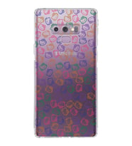 Samsung Galaxy Note 9  Kamera Korumalı Kapak Hello Kitty Tasarımlı  Şeffaf  Kılıf