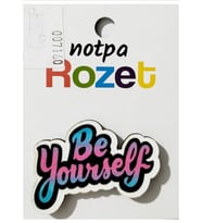 Notpa Rozet Ahşap Be Yourself - 3 adet