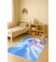 Modern Dijital Baskı Kaymaz Taban Çocuk ve Genç Odası Halısı H0974
