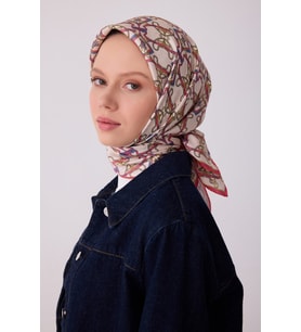 Belli 2026 Yaz Sezonu Twill İpek Eşarp 4328DTM 80