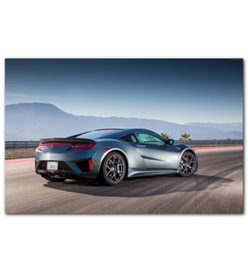 Cakatabloo Siyah Acura NSX Arka Görünüş MDF Tablo