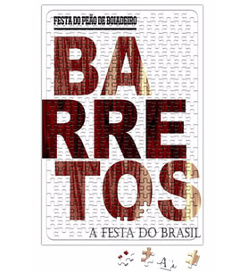 Festa de Peao Barretos Puzzle 240 Parça Yapboz