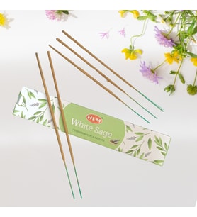 Adaçayı (White Sage) 10'lu Çubuk Tütsü Karbonsuz