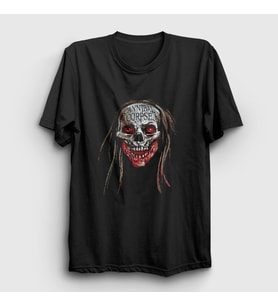 Presmono Unisex Siyah Skull Cannibal Corpse T-Shirt 33001tt