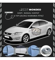 Ford Mondeo Oto Araç Kapı Koruma Fitili 5metre Parlak Gri Renk