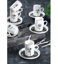 Acar Octavia 6 Kişilik Kahve Fincanı Takımı - 90 ml
