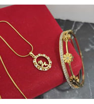 ÇİÇEK KOLYE KELEPÇE SET (ANNELER GÜNÜ ÖZEL )