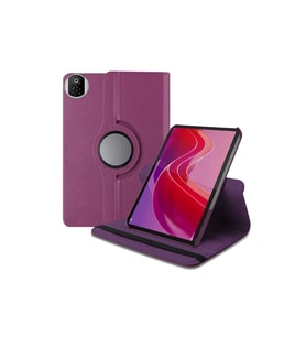 Huawei Honor Pad X7 360 Tablet Deri Kılıf - Mor