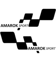 AMAROK sport Etiket Yapıştırma 30cmx11cm MMD151