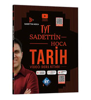 Kr Akademi Yayınları Sadettin Hoca TYT Tarih Video Ders Kitabı Yeni