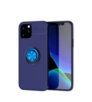 İphone 12 Kılıf Range Yüzüklü Silikon - Mavi